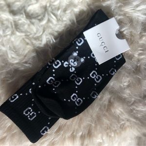Gucci Black Bear Crew Socks